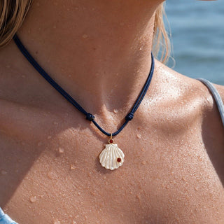 Pearla Shell Cord Necklace - Georgina Nicol