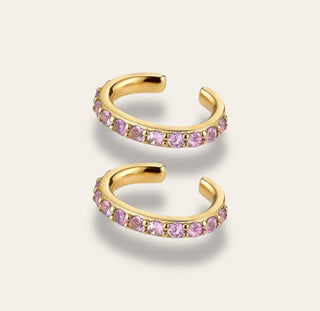 Pink Cz Ear Cuff Gold - Georgina Nicol