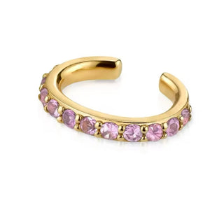 Pink Cz Ear Cuff Gold - Georgina Nicol