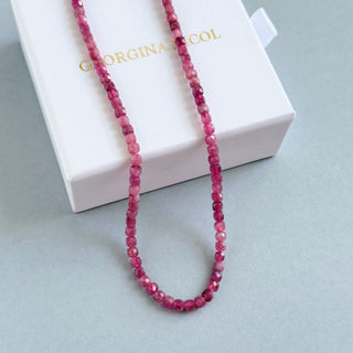 Pink Tourmaline Necklace - Georgina Nicol