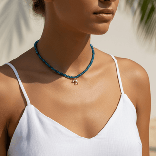 Power & Intuition Blue Jade Crab Necklace - Georgina Nicol