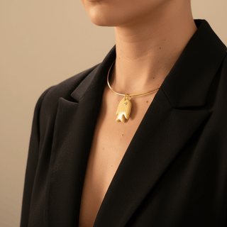 Prosperity & Abundance Topaz Fish Choker - Georgina Nicol