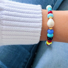 Load image into Gallery viewer, Protected by Light and Surrounded by Joy Evil Eye Bracelet - Georgina Nicol
