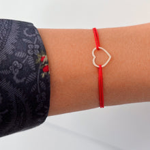 Load image into Gallery viewer, Protected by Love Bracelet – Red String Heart Bracelet - Georgina Nicol
