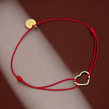 Load image into Gallery viewer, Protected by Love Bracelet – Red String Heart Bracelet - Georgina Nicol
