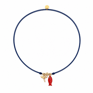 Protection, Confidence & Good Luck Fish Shark Tooth Necklace - Georgina Nicol