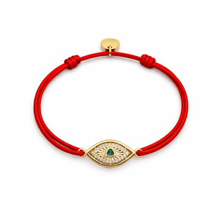 Protection & Energy Shield Red String Evil Eye Bracelet - Georgina Nicol
