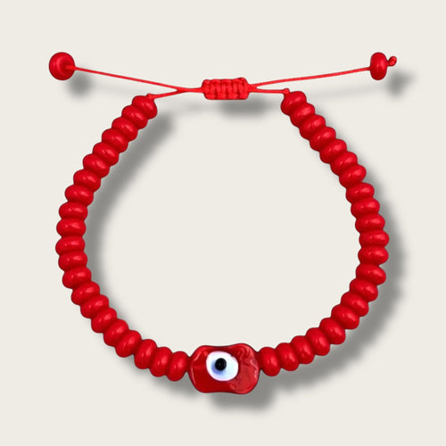 Protection, Energy & Strength – Red Evil Eye Bracelet – Limited Edition - Georgina Nicol