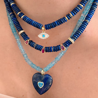 Protection Evil Eye Beaded Necklace - Georgina Nicol