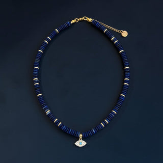 Protection Evil Eye Beaded Necklace - Georgina Nicol