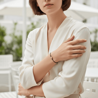 Protection & Good Energy CZ Hamsa Hand Bracelet - Georgina Nicol