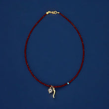Load image into Gallery viewer, Protection &amp; Good Fortune - Crystal Beaded Necklace with Cornicello &amp; Evil Eye - Georgina Nicol

