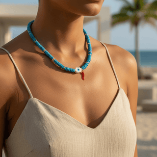 Protection & Good Fortune Evil Eye Cornicello Necklace - Georgina Nicol