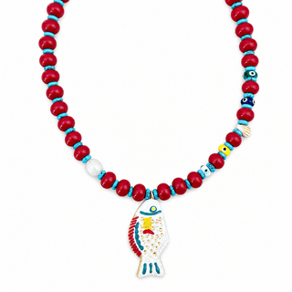 Protection, Joy & Good Fortune Fish Necklace - Georgina Nicol