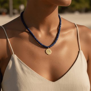Protection, Power & Inner Wisdom Lapis Lazuli Eye of Horus Necklace - Georgina Nicol