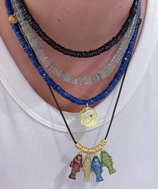 Protection, Power & Inner Wisdom Lapis Lazuli Eye of Horus Necklace - Georgina Nicol