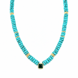 Protection, Prosperity & Positive Energy Turquoise Necklace - Georgina Nicol