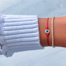Load image into Gallery viewer, Protection &amp; Spiritual Strength – Red String Evil Eye Bracelet - Georgina Nicol
