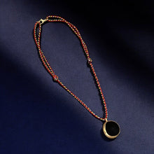 Load image into Gallery viewer, Protection &amp; Strength — Ox - Eye Seed Pendant Necklace - Georgina Nicol
