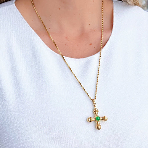Protection Vintage Cross Necklace - Georgina Nicol