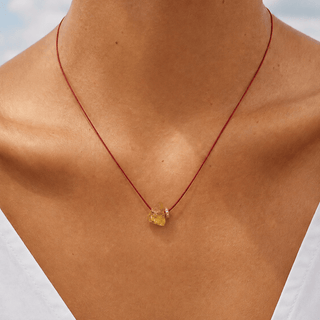 Raw Citrine Necklace - Georgina Nicol