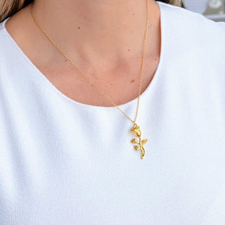 Rose Pendant Necklace - Georgina Nicol