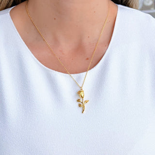 Rose Pendant Necklace - Georgina Nicol