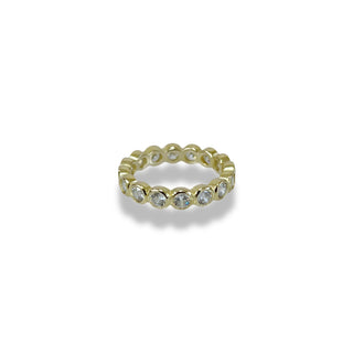 Round Cz Ring Gold - Georgina Nicol