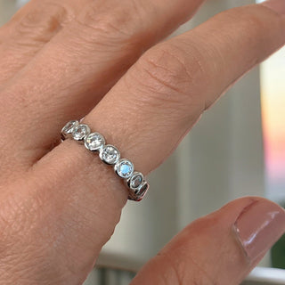 Round Cz Silver Ring - Georgina Nicol