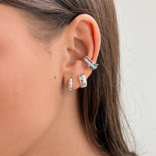 Ruby Cz Ear Cuff Gold - Georgina Nicol