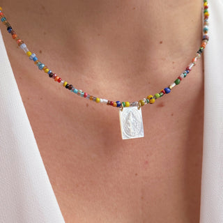 Saint Benedict Mother of Pearl Necklace - Georgina Nicol