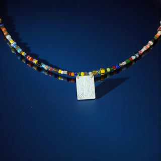 Saint Benedict Mother of Pearl Necklace - Georgina Nicol