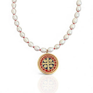 Saint Benedict Pearl Necklace - Georgina Nicol