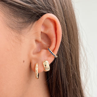 Sapphire Cz Ear Cuff Gold - Georgina Nicol