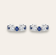 Load image into Gallery viewer, Sapphire Cz Ear Cuff Silver - Georgina Nicol
