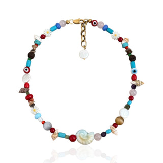 Seashell Assorted Beaded Necklace - Georgina Nicol