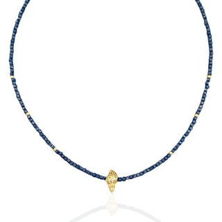 Seashell CZ Beaded Necklace - Georgina Nicol