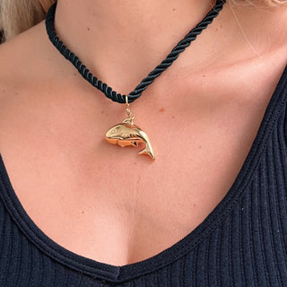 Shark Cord Necklace - Georgina Nicol