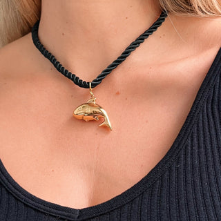 Shark Cord Necklace - Georgina Nicol