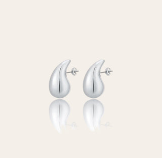Silver Water Drop Earrings - Georgina Nicol