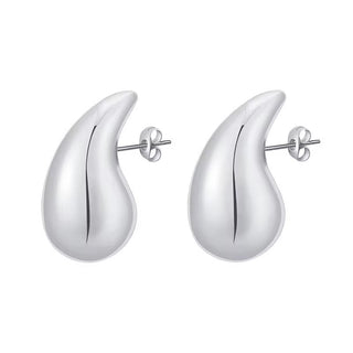 Silver Water Drop Earrings - Georgina Nicol