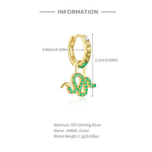 Load image into Gallery viewer, Snake Hoop Earrings - Georgina Nicol
