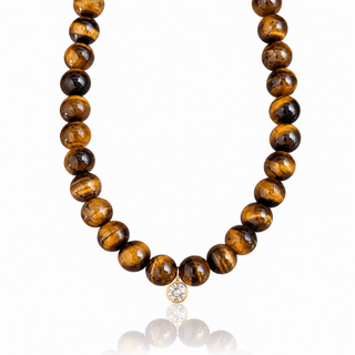 Sofia Tiger's Eye Necklace - Georgina Nicol