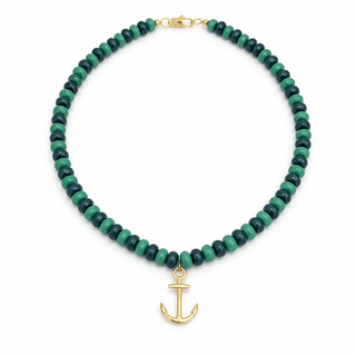 Stability & Grounded Strength Anchor Beaded Necklace - Georgina Nicol