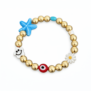 Starfish Gold Ball Bracelet - Georgina Nicol