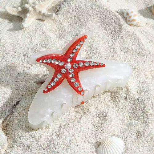 Starfish Hair Claw – Coastal Sparkle Accessory - Georgina Nicol