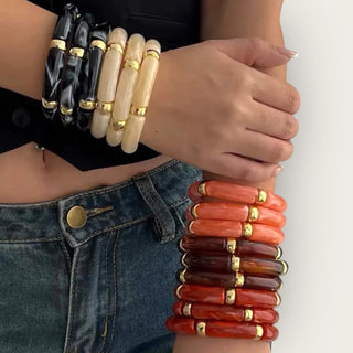 Statement Energy Bracelet (Set of 3) – Bold Confidence in Every Color - Georgina Nicol