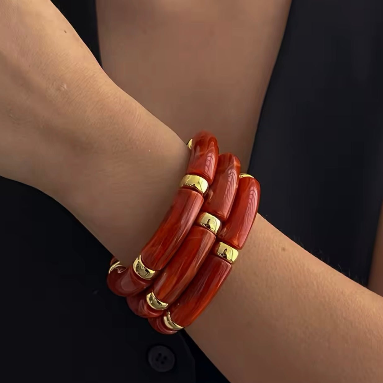 Statement Energy Bracelet (Set of 3) – Bold Confidence in Every Color - Georgina Nicol