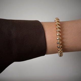 Statement Gold Beaded Bracelet - Georgina Nicol