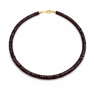 Strength & Grounded Confidence Garnet Beaded Necklace - Georgina Nicol